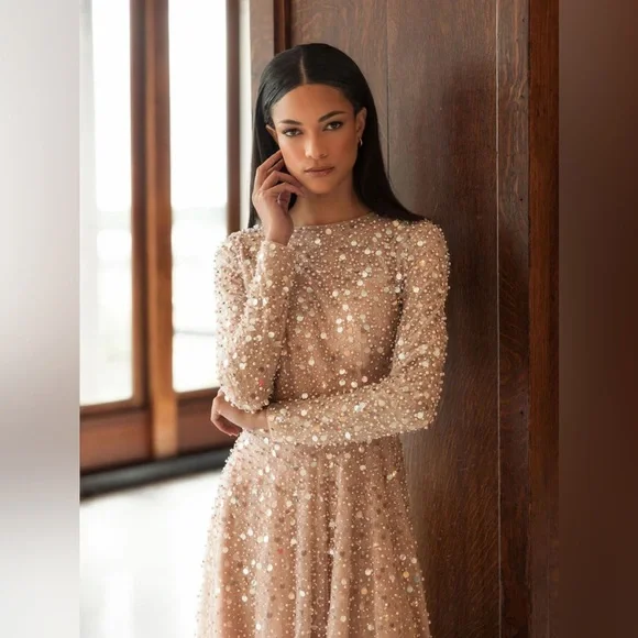 🔴MAC DUGGAL STUNNING FEATHER GOWN Style 11782 - Picture 3 of 16